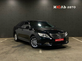 2013 Toyota Camry VII (XV50), чёрный, 1400000 рублей, вид 3
