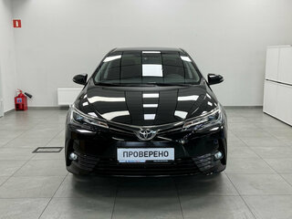 2017 Toyota Corolla XI (E160, E170, E180) Рестайлинг 1, чёрный, 1660000 рублей, вид 2