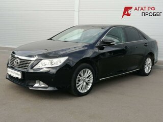 2014 Toyota Camry VII (XV50), чёрный, 1350000 рублей, вид 3
