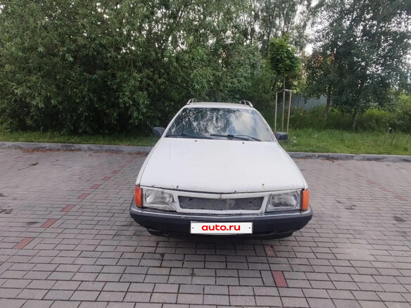 1990 Audi 100 III (C3) Рестайлинг, белый, 265000 рублей