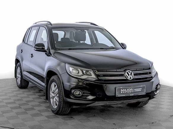 2014 Volkswagen Tiguan I Рестайлинг, чёрный - вид 2