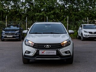 2018 Lada (ВАЗ) Vesta SW I, белый, 906000 рублей, вид 3
