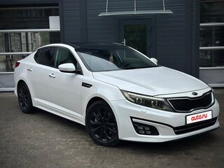 2014 Kia Optima III Рестайлинг, белый, 1390000 рублей, вид 2
