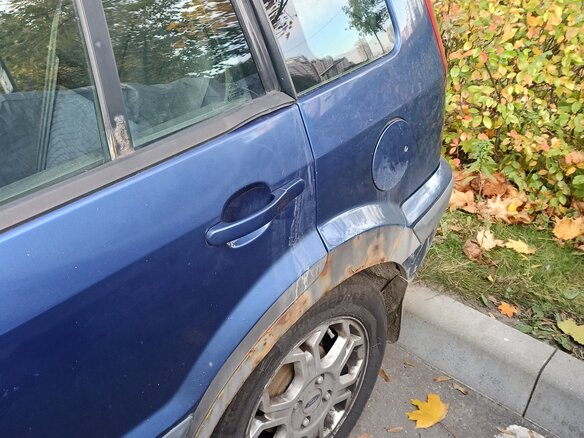 2007 Ford Fusion I Рестайлинг, синий, 245000 рублей - вид 8