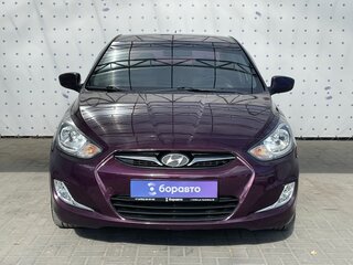 2014 Hyundai Solaris I, фиолетовый, 955000 рублей, вид 2