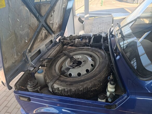2011 Lada (ВАЗ) 2121 (4x4) I Рестайлинг, синий, 450000 рублей - вид 2