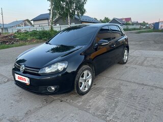 2010 Volkswagen Golf VI, чёрный, 815000 рублей, вид 1