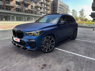 2019 BMW X5 30d IV (G05/G18), синий, 5750000 рублей, вид 4