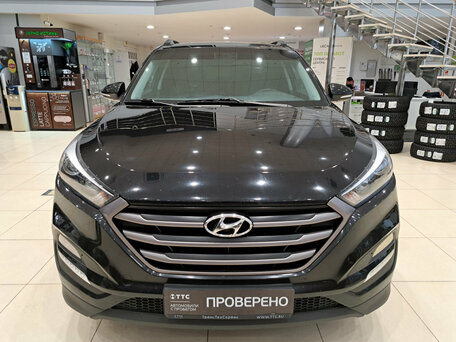 2017 Hyundai Tucson III, чёрный, 1580000 рублей, вид 2