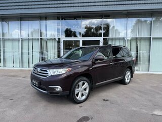2013 Toyota Highlander II (XU40) Рестайлинг, красный, 1670000 рублей, вид 1