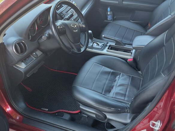 2011 Mazda 6 II (GH) Рестайлинг, красный, 800000 рублей - вид 6