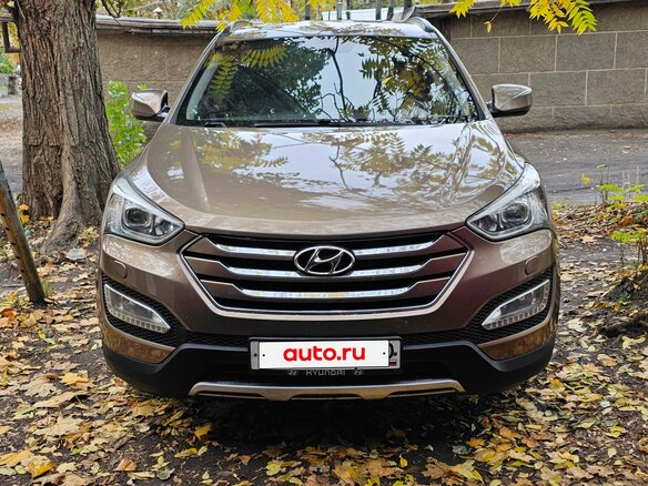 2015 Hyundai Santa Fe III Рестайлинг, коричневый, 1870000 рублей