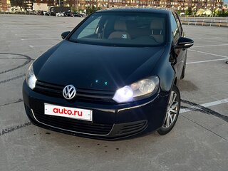 2012 Volkswagen Golf VI, чёрный, 725000 рублей, вид 2