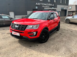2015 Ford Explorer V Рестайлинг, красный, 2300000 рублей, вид 5