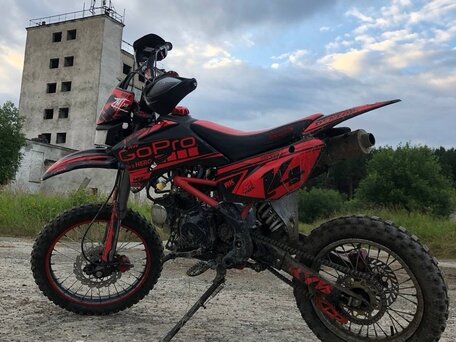 2017 Irbis TTR 125, красный, 58000 рублей, вид 2