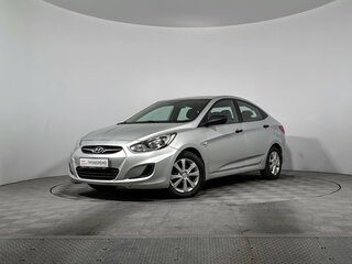 2011 Hyundai Solaris I, серебристый, 549000 рублей, вид 1