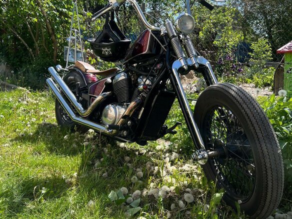 1995 Honda Shadow 600, пурпурный, 424524 рублей - вид 3