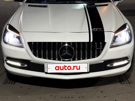 2015 Mercedes-Benz SLK-Класс 300 III (R172), белый, 2900000 рублей, вид 2