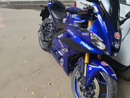 2019 Yamaha YZF-R3, синий, 390000 рублей, вид 1