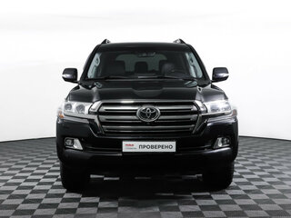 2016 Toyota Land Cruiser 200 Series Рестайлинг 2, чёрный, 5774000 рублей, вид 2