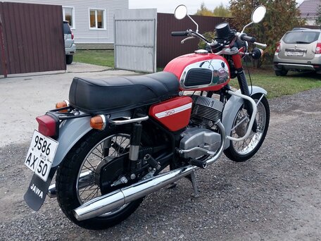 1978 Jawa 350/634, красный, 250000 рублей, вид 4