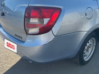 2014 Lada (ВАЗ) Granta I, серебристый, 370000 рублей, вид 4
