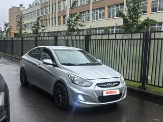 2011 Hyundai Solaris I, серебристый, 750000 рублей, вид 5