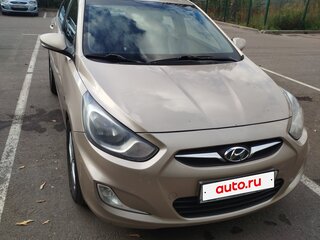 2012 Hyundai Solaris I, бежевый, 865000 рублей, вид 3