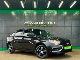 2017 Lada (ВАЗ) Vesta I, чёрный, 849000 рублей, вид 1
