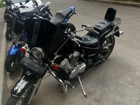 1995 Honda Steed 600, чёрный, 300000 рублей, вид 4