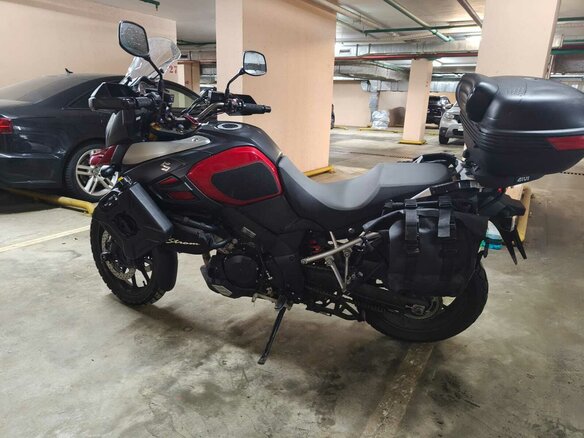 2015 Suzuki V-Strom 1000, пурпурный, 790000 рублей - вид 10
