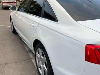 2014 Audi A6 IV (C7), белый, 1350000 рублей, вид 4