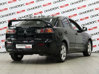 2012 Mitsubishi Lancer X Рестайлинг, чёрный, 720250 рублей, вид 3