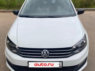 2016 Volkswagen Polo V Рестайлинг, белый, 525000 рублей, вид 3