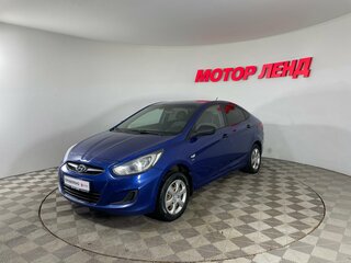 2013 Hyundai Solaris I, синий, 660000 рублей, вид 1