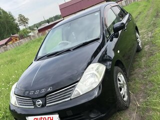 2007 Nissan Tiida Latio I, чёрный, 500000 рублей, вид 3