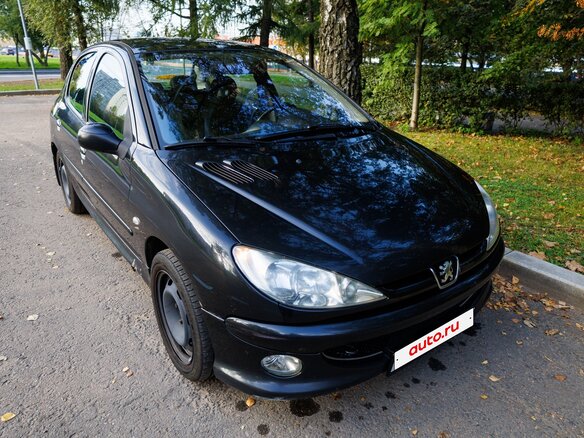 2006 Peugeot 206, чёрный, 365000 рублей - вид 5