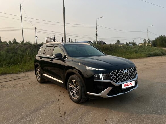 2021 Hyundai Santa Fe IV Рестайлинг, чёрный, 3600000 рублей - вид 9