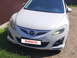 2011 Mazda 6 II (GH) Рестайлинг, белый, 900000 рублей, вид 3