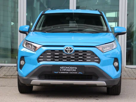 2021 Toyota RAV4 V (XA50), голубой, 2950000 рублей, вид 2