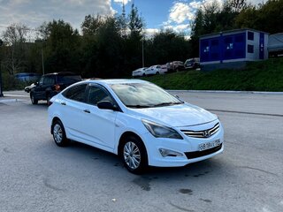 2016 Hyundai Solaris I Рестайлинг, белый, 525000 рублей, вид 1