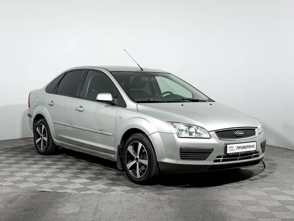 2006 Ford Focus II, серебристый - вид 2