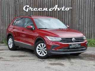2021 Volkswagen Tiguan II Рестайлинг, красный, 1985000 рублей, вид 3