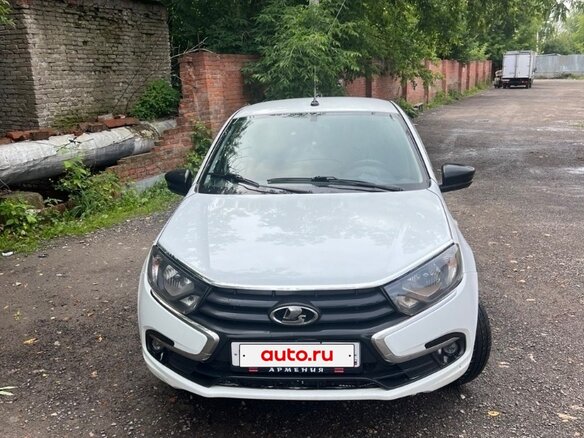 2019 Lada (ВАЗ) Granta I Рестайлинг, белый, 540000 рублей