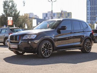 2013 BMW X3 20i xDrive II (F25), чёрный, 2079000 рублей, вид 2