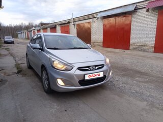2012 Hyundai Solaris I, серебристый, 515000 рублей, вид 2