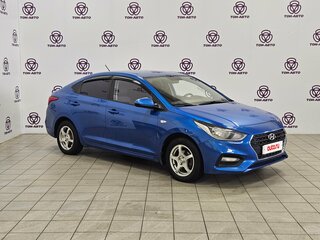 2019 Hyundai Solaris II, синий, 997000 рублей, вид 3