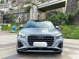 2022 Audi Q2 L 35 TFSI I Рестайлинг, синий, 1990000 рублей, вид 2