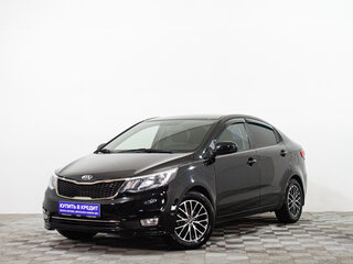 2017 Kia Rio III Рестайлинг, чёрный, 1099000 рублей, вид 3