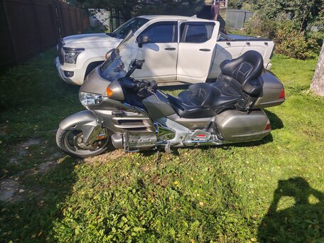 2002 Honda GL 1800 Gold Wing, серый, 700000 рублей, вид 1